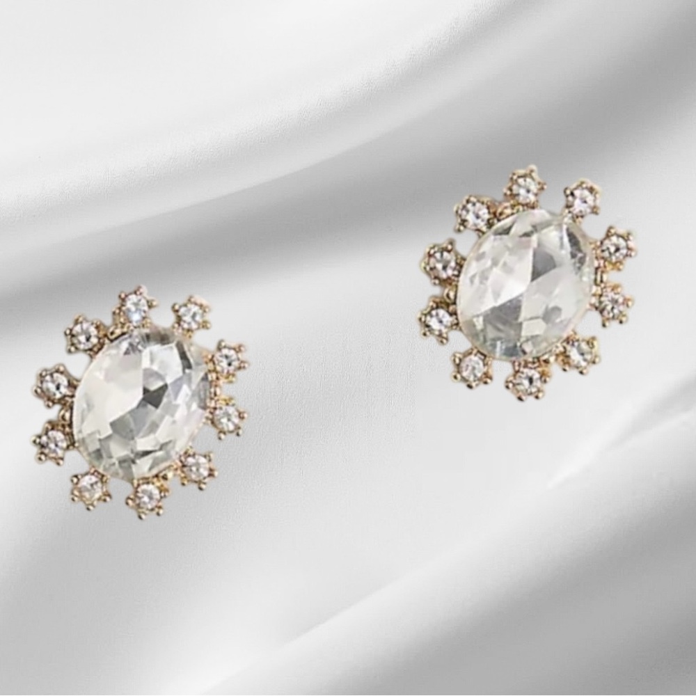 🆕J. Crew Oval Jem Earrings